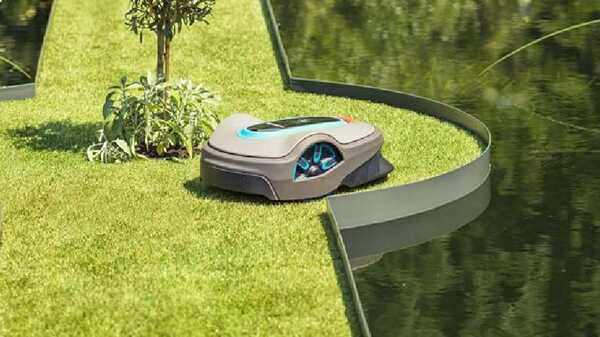 Robot tondeuse Smart Sileno life kit 1500 qm Gardena : rapidité et précision de coupe